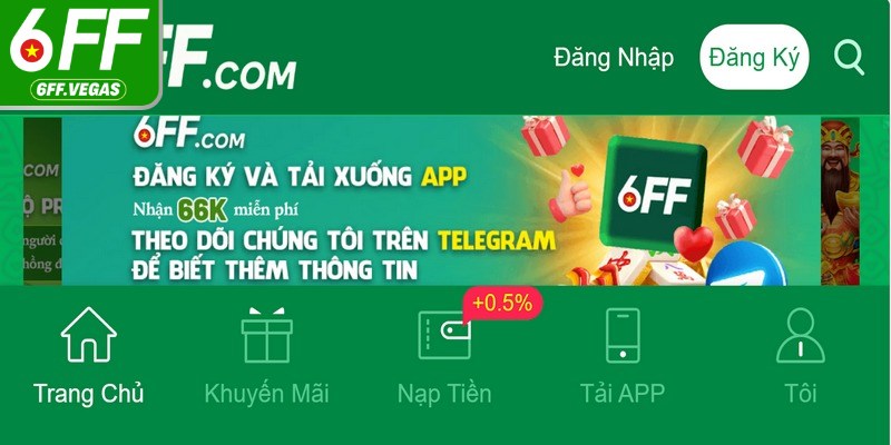 6FF chuyên cung cấp nhiều loại trò chơi cá cược số 1 Việt Nam