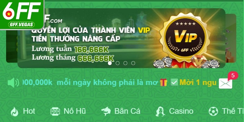 Giới thiệu 6FF được biết đến như một trung tâm cá cược đẳng cấp