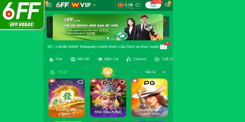 App 6FF là nền tảng giải trí di động rất tiện lợi, hấp dẫn